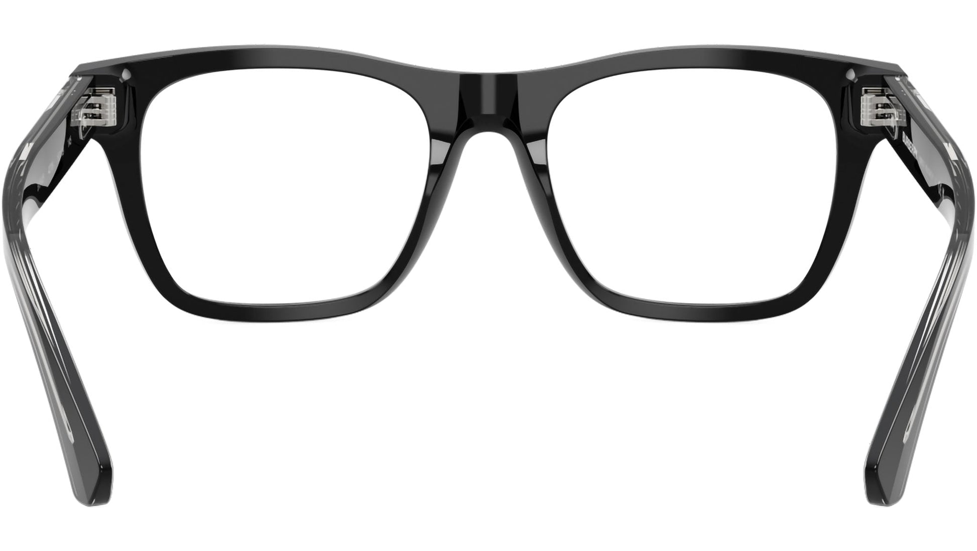 Burberry BE2445 Square Eyeglasses in Demo Lenses With Black Frame, detail view