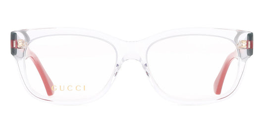 Gucci GG0278ON Square Eyeglasses in Clear, front view