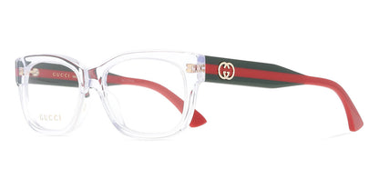 Gucci GG0278ON Square Eyeglasses in Clear, side view