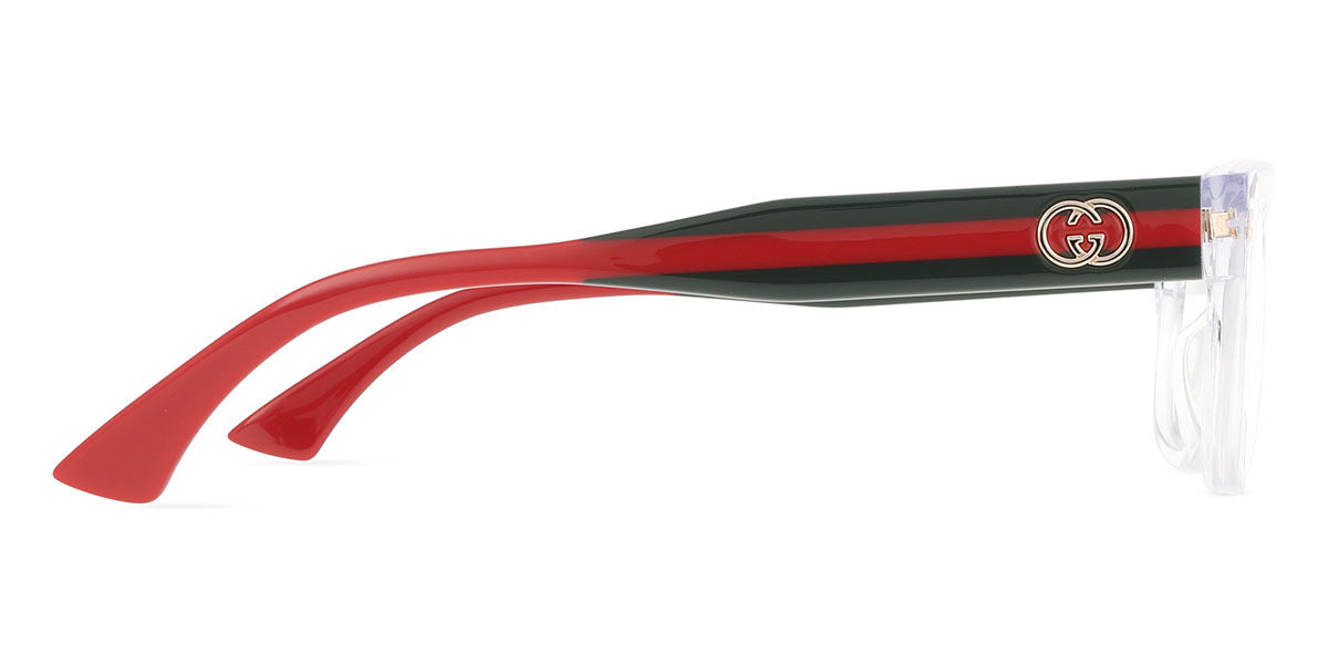 Gucci GG0278ON Square Eyeglasses in Clear, side view
