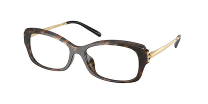 Tory Burch TY4015U Rectangle Eyeglasses in Tortoise, side view