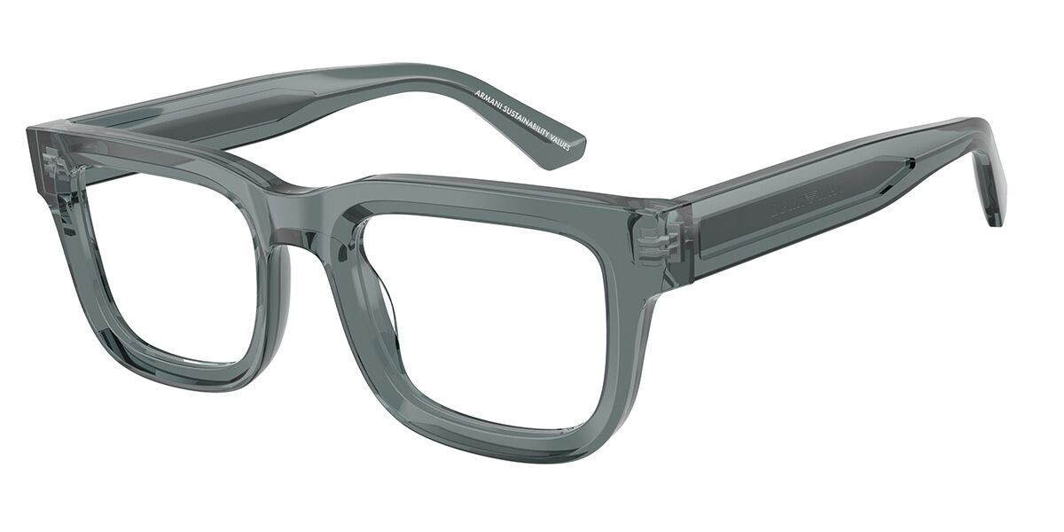 Emporio Armani EA3279 Square Eyeglasses in Grey, front view