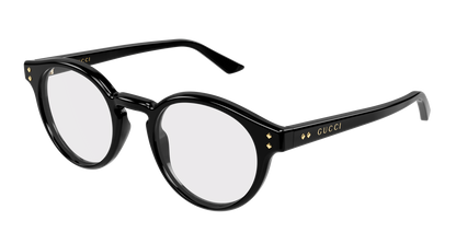 Gucci GG2133O Oval Eyeglasses in Black, side view