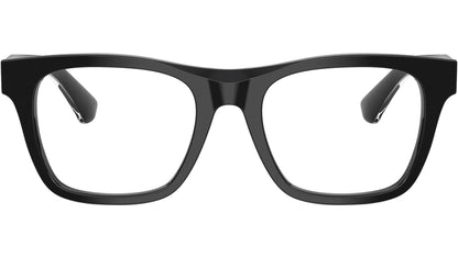 Burberry BE2445 Square Eyeglasses in Demo Lenses With Black Frame, front view