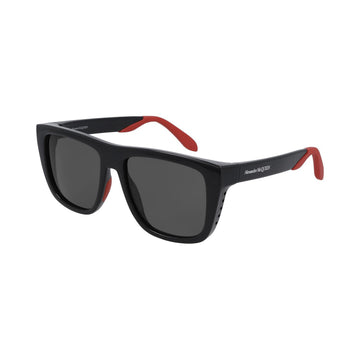 SOLID GRAY LENSES WITH BLACK FRAME