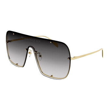 GRAY GRADIENT LENSES WITH GOLD FRAME
