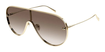 BROWN GRADIENT LENSES WITH GOLD FRAME