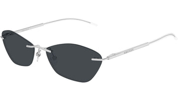 SOLID GRAY LENSES WITH SLIVER FRAME