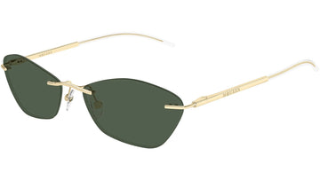 SOLOD GREEN LENSES WITH GOLD FRAME