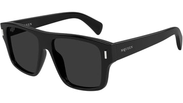 SOLID GRAY LENSES WITH SHINY BLACK FRAME