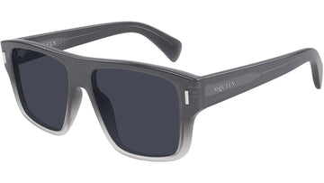 SOLID NAVI BLUE LENSES WITH SHINY OPAL GRADIENT DARK GRAY TO LIGHT GRAY FRAME