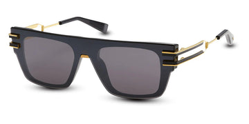 SOLID GRAY LENSES WITH GOLD BLACK FRAME