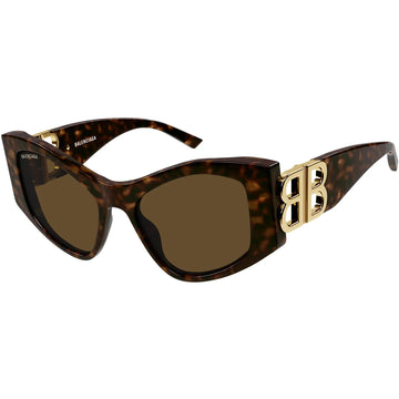 SOLID BROWN LENSES WITH HAVANA FRAME