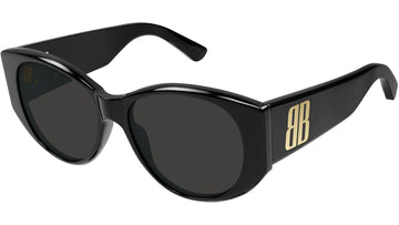 SOLID GRAY LENSES WITH BLACK FRAME