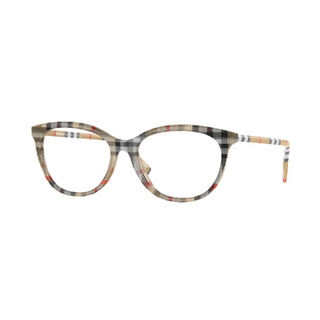 DEMO LENSES WITH VINTAGE CHECK FRAME