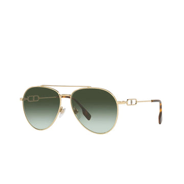 GREEN GRADIENT LENSES WITH LIGHT GOLD FRAME