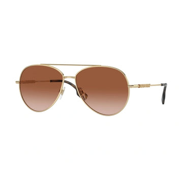 BROWN GRADIENT LENSES WITH GOLD FRAME