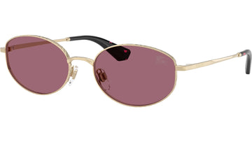 SOLID VIOLET LENSES WITH GOLD FRAME