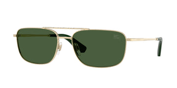 SOLID GREEN LENSES WITH GOLD FRAME