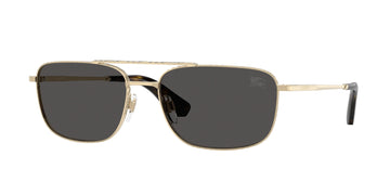 SOLID GRAY LENSES WITH GOLD FRAME