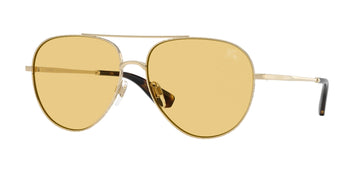 LIGHT YELLOW LENSES WITH GOLD FRAME