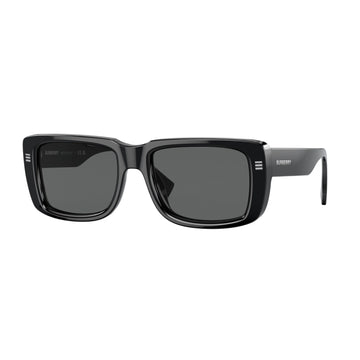 SOLID GRAY LENSES WITH BLACK FRAME