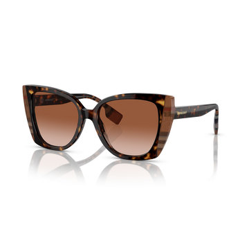 BROWN GRADIENT LENSES WITH DARK HAVANA FRAME