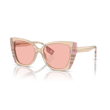 LIGHT PINK LENSES WITH PINK CHECK FRAME