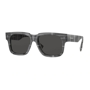 SOLID GRAY LENSES WITH CHARCOAL CHECK FRAME