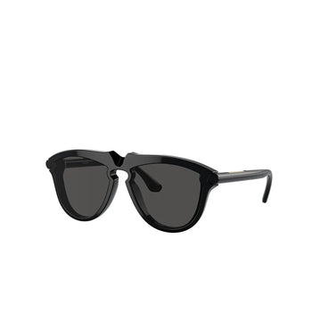 SOLID GRAY LENSES WITH BLACK FRAM