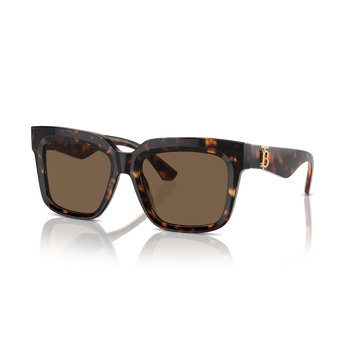 SOLID BROWN LENSES WITH HAVANA FRAME