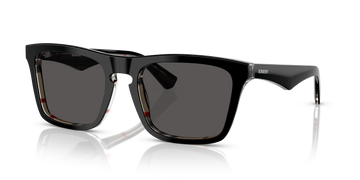 SOLID GRAY LENSES WITH BLACK FRAME