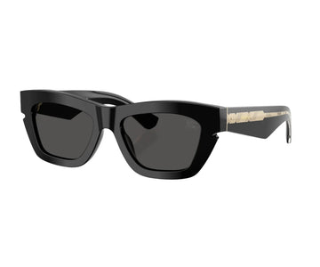 SOLID GRAY LENSES WITH BLACK FRAME
