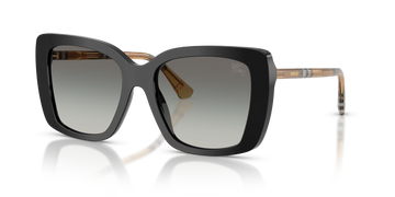 GRAY GRADIENT LENSES WITH SHINY BLACK FRAME