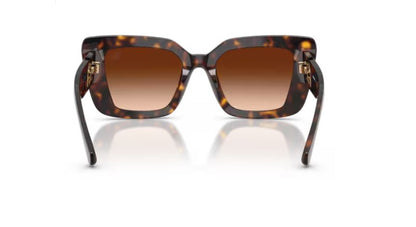 Burberry BE4476 Cat Eye Sunglasses in Brown Gradient Lenses With Dark Havana Frame, back view