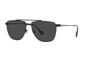 SOLID GRAY LENSES WITH BLACK FRAME