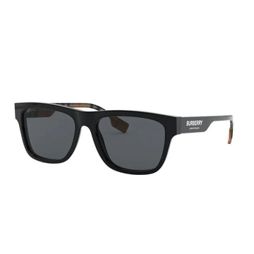 SOLID GRAY POLARIZED LENSES WITH BLACK FRAME