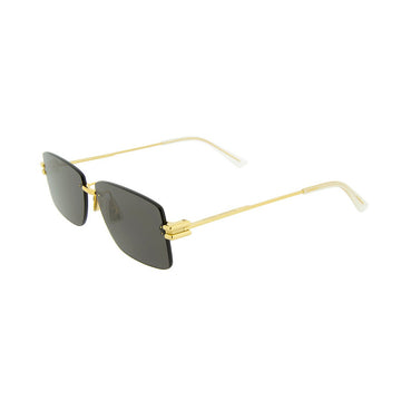 SOLID GRAY LENSES WITH GOLD FRAME