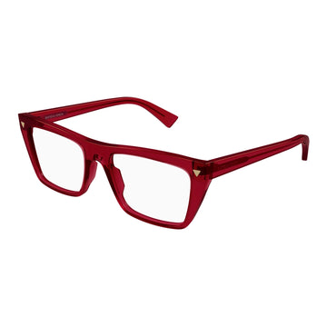 DEMO LENSES WITH BURGUNDY FRAME
