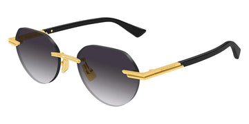 GRAY GRADIENT LENSES WITH GOLD FRAME