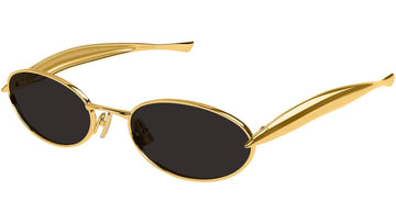 SOLID GRAY LENSES WITH GOLD FRAME