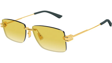 YELLOW GRADIENT LENSES WITH GOLD FRAME