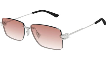 PINK GRADIENT LENSES WITH SLIVER FRAME