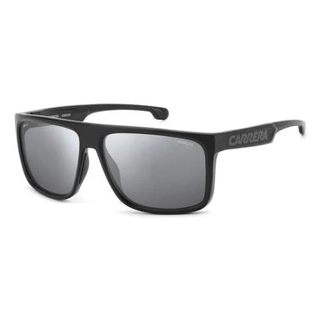 GRAY MIRROR LENSES WITH BLACK MATTE FRAME