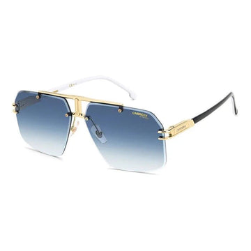 BLUE GRADIENT LENSES WITH GOLD FRAME