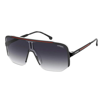 GRAY GRADIENT LENSES WITH BLACK RED FRAME
