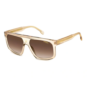 BROWN GRADIENT LENSES WITH CRYSTAL FRAME