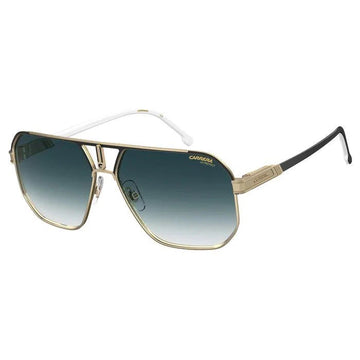 GREEN GRADIENT LENSES WITH GOLD BLACK FRAME
