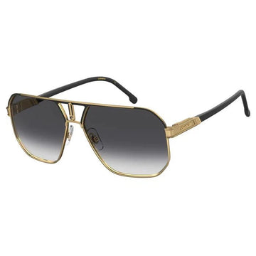 GRAY GRADIENT LENSES WITH GOLD BLACK FRAME