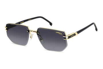 GRAY GRADIENT LENSES WITH GOLD FRAME